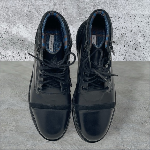 Reserved Footwear Men’s The Dartrey Black Leather & Suede Size 13 New main image 7